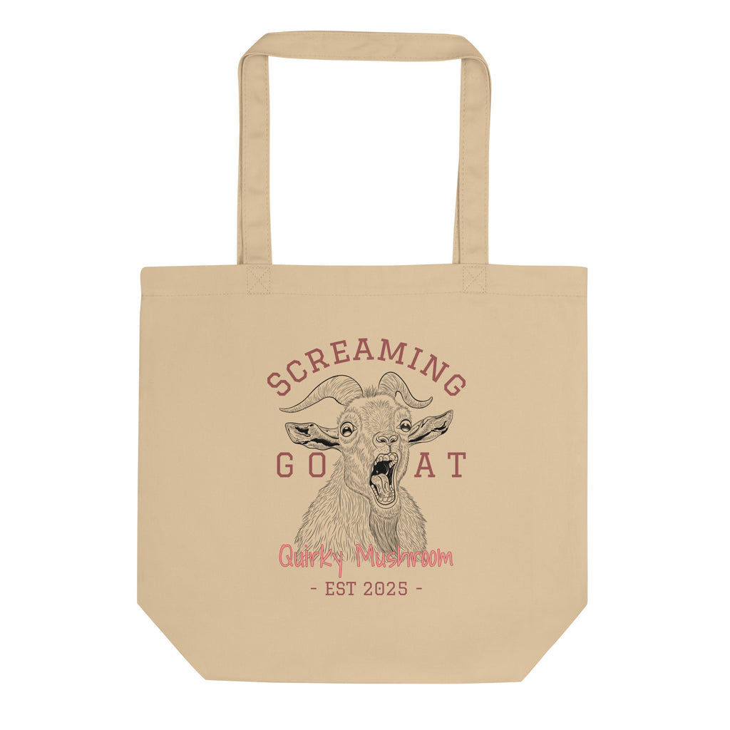 Quirky Mushroom Original Goats-terpiece Eco Tote Bag
